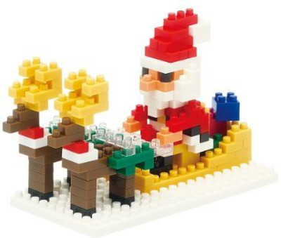Kawada Nano Santa Claus And Reindeer 2013 Nbc098(Multicolor)