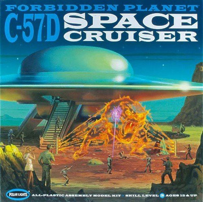 

Round 2, LLC. Polar Lights Forbidden Planet C57D Space Cruiser(Multicolor)
