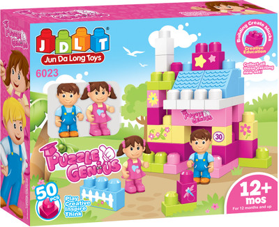 

Toyhouse Inspiration Blocks 50 pcs Set(Multicolor)