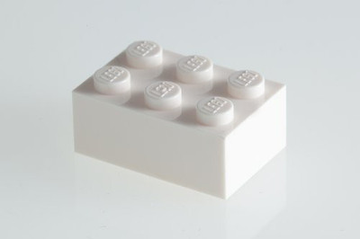 

Factory Fresh Bulk Bricks 200X Lego White 2X3 Bricks Super Pack(White)