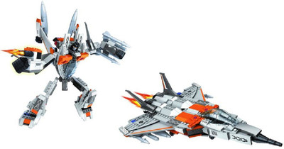 

Fun Blox FunBlox 2 in 1 Forming A Robot or A Fighter Plane(Multicolor)
