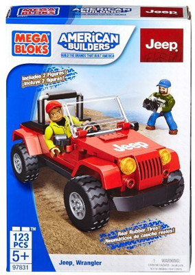 Mega Bloks Jeep Wrangler(Multicolor)