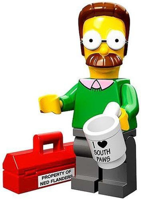 

Lego 71005 The Simpson Series Ned Flanders Simpson Character(Multicolor)