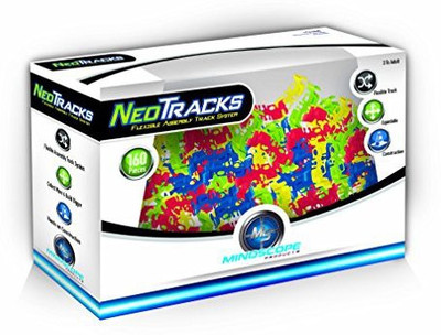 

Mindscope Neo Tracks Twister Tracks 160 Piece (8 Feet) Expansion Track Set(Multicolor)