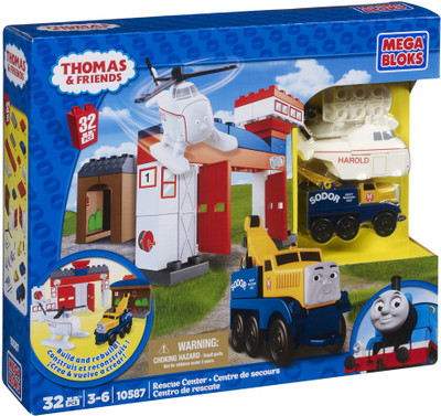 

Mega Bloks Thomas & Friends - Rescue Center Playset (32 Pcs)(Multicolor)