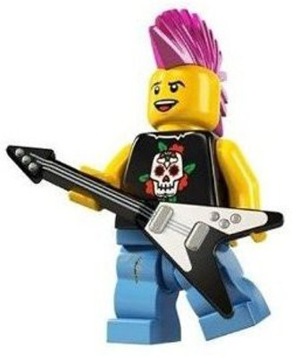 

Lego Series 4 Collectible Minifigure Punk Rocker(Multicolor)