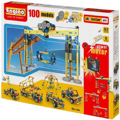 

Engino 100 Model Construction Set With 2 Rc Motors And Gears(Multicolor)
