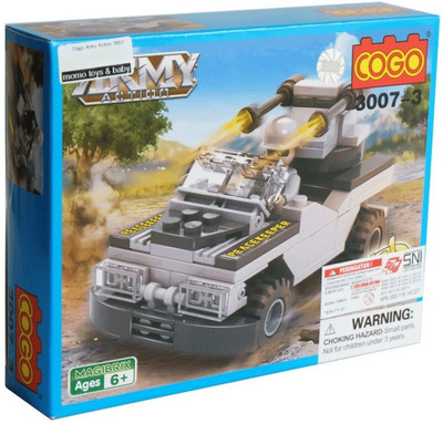 

ToysBuggy Cogo Army Action Block Set - 3007-3(Multicolor)