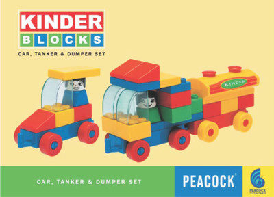 Peacock Car, Tanker & Dumper Set(Multicolor)