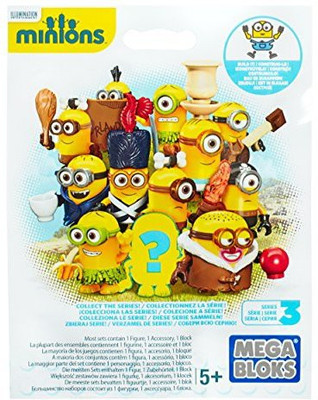 

Mega Bloks Minions Blind Pack Series Iii Buildable (Styles May Vary)(Yellow)