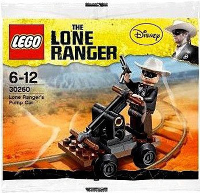 

Lego The Lone Ranger Lego 30260 Lone Ranger Pump Car(Black)