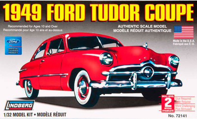 

Lindberg USA 1/32 Scale 1949 Ford Tudor CoupePlastic Model Kit(Multicolor)