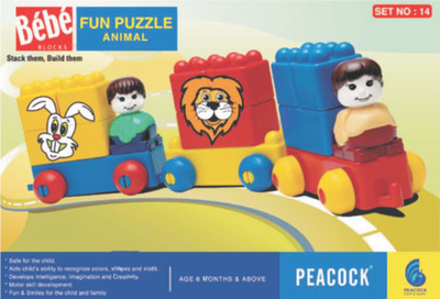 

Peacock Bebe Blocks set no 14(Multicolor)