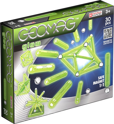 

Geomag Glow 30 Pcs(Green, Silver)