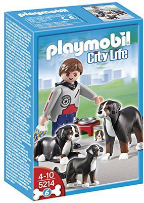 

Playmobil Mountain Dogs With Puppy(Multicolor)