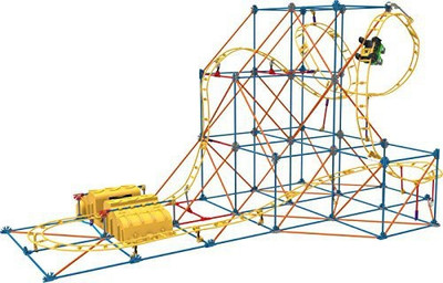 

Knex Hyperspeed Hangtime Roller Coaster Building Set(Multicolor)