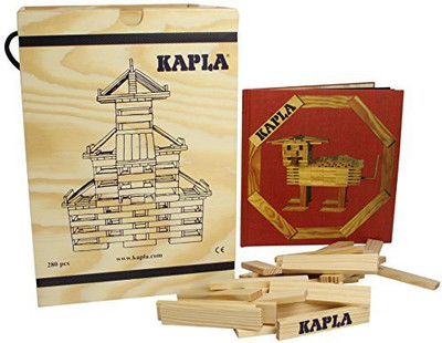 

Kapla 280 Piece Set With Red Advanced Animals And Architecture(Multicolor)
