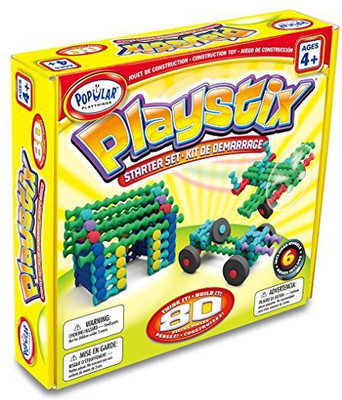 

Popular Playthings Playstix Starter Set (80Piece)(Green)