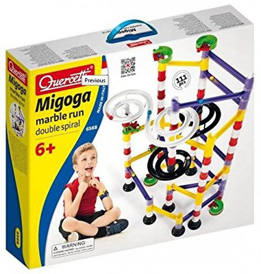

International Playthings Quercetti Marble Run Double Spiral Playset(Multicolor)
