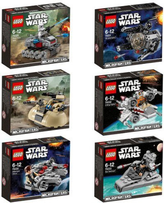 

Lego Star Wars Microfighters 6 Pcs Set 2014 New Released(Multicolor)