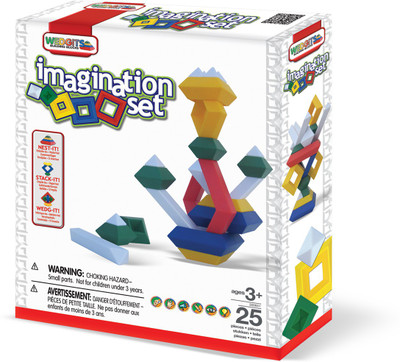 

Wedgits Contruction Toy 25-Pcs Set(Multicolor)