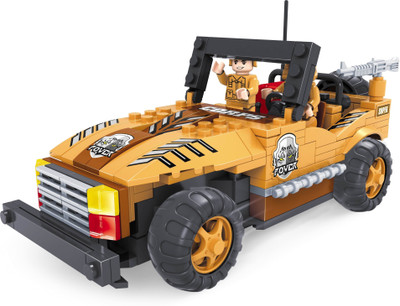 Fun Blox R/C Army Car(Multicolor)