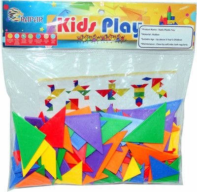 

Mamaboo Kids Play Attractive Angle Shape Multi Building Blocks(Multicolor)
