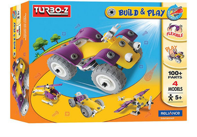 

TurboZ Build N Play vehicle (100 parts)(Multicolor)