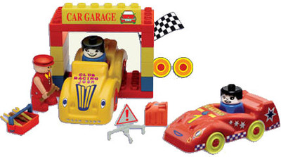 Peacock Kinder Blocks-Car Garage