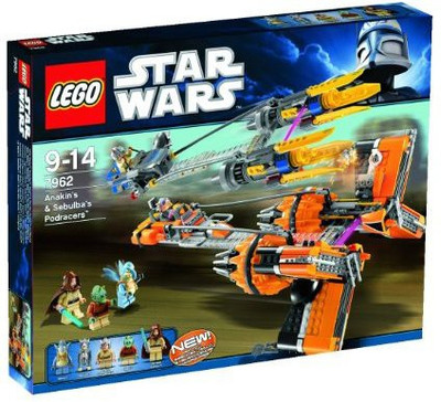 

Lego Star Wars Anakin'S & Sebulba'S Podracers 7962 2011 Release(Multicolor)