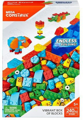 

Mega Construx Vibrant Box of Blocks - Large(Multicolor)