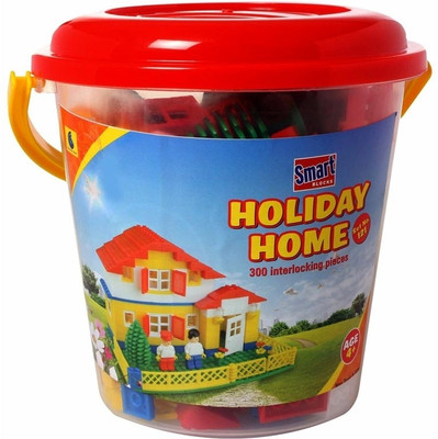 

Peacock Smart Blocks Holiday Home Bucket(Multicolor)