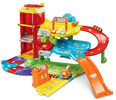 VTech Go! Go! Smart Wheels Park and Play Deluxe Garage(Multicolor)