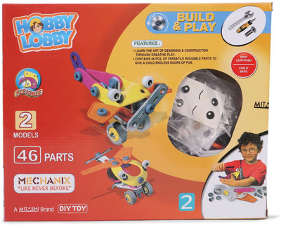 

Mitashi Hobby Lobby Build and Play 2 Mechanix Set(Multicolor)