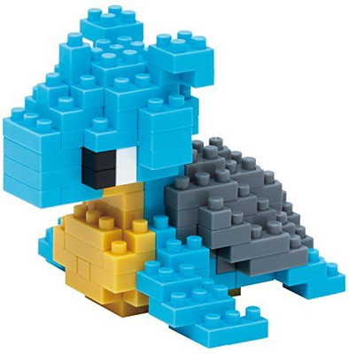 Kawada Nano Pokemon Lapras Multicolor Kawada Building and Blocks Toys