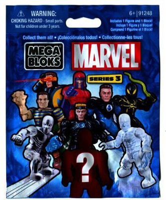 

Mega Brands Marvel Mega Bloks Series 3 Mini Mystery Pack 1 Random Mini(Multicolor)