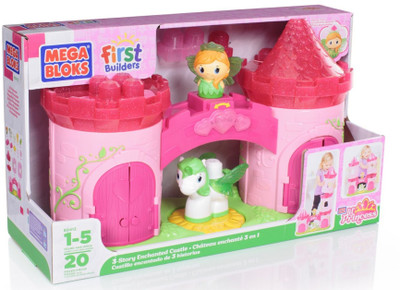 

Mega Bloks 3-Story Enchanted Castle (20 Pcs)(Multicolor)