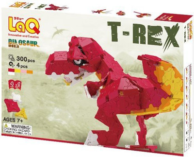 

LaQ Dinosaur World Trex Model Building Kit(Maroon)