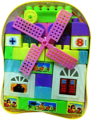 

Shop & Shoppee Building Block Bag Set- 24 Pcs(Multicolor)
