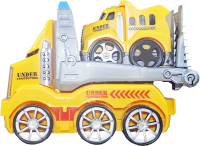 

Babysid Collections Multiactivity Friction Truck (Fully dismantle & build type)With Music & light (18cm X8cm X14)(Yellow)