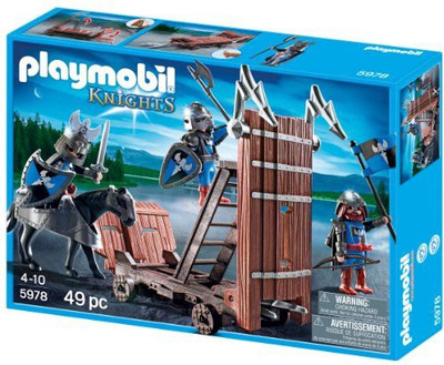 

Playmobil Blue Knights With Battering Ram(Multicolor)