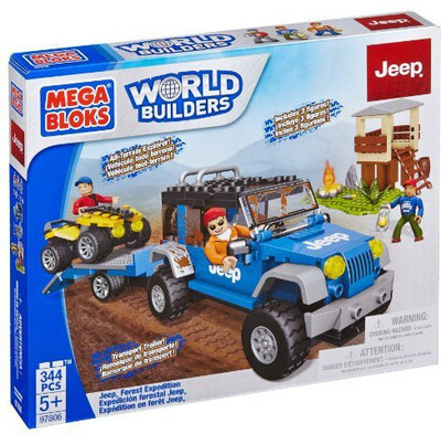 

Mega Bloks Jeep Forest Expedition Building Set(Blue)