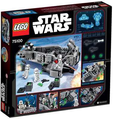 

Lego Starwars 75100 - First Order Snowspeeder (444 Pcs)(Grey)