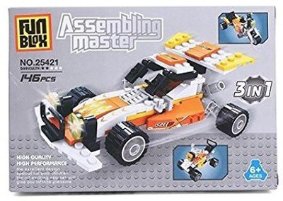 

Fun Blox 3 in 1 Assembly Master (146 Pcs)(Multicolor)