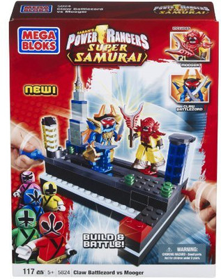 

Mega Bloks Power Rangers Samurai Claw Battlezord Vs Mooger(Multicolor)