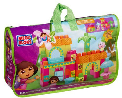 

Dora the Explorer Mega Bloks Dora'S House (Bag)(Multicolor)