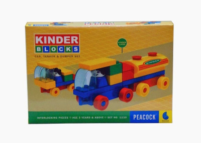 

Peacock Kinder Blocks Set No. 1110(Multicolor)