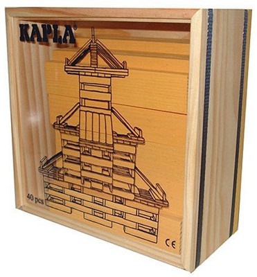 

Kapla 40 Pc Yellow Color Square In Wooden Box(Brown)