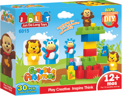 

Toyhouse DIY Blocks 30 pcs Set(Multicolor)