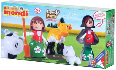 

Plastwood Piccoli Mondi Super Farm Lady Farm (13 Pcs)